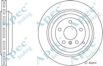 APEC BRAKING dsk2384 -  Тормозной диск